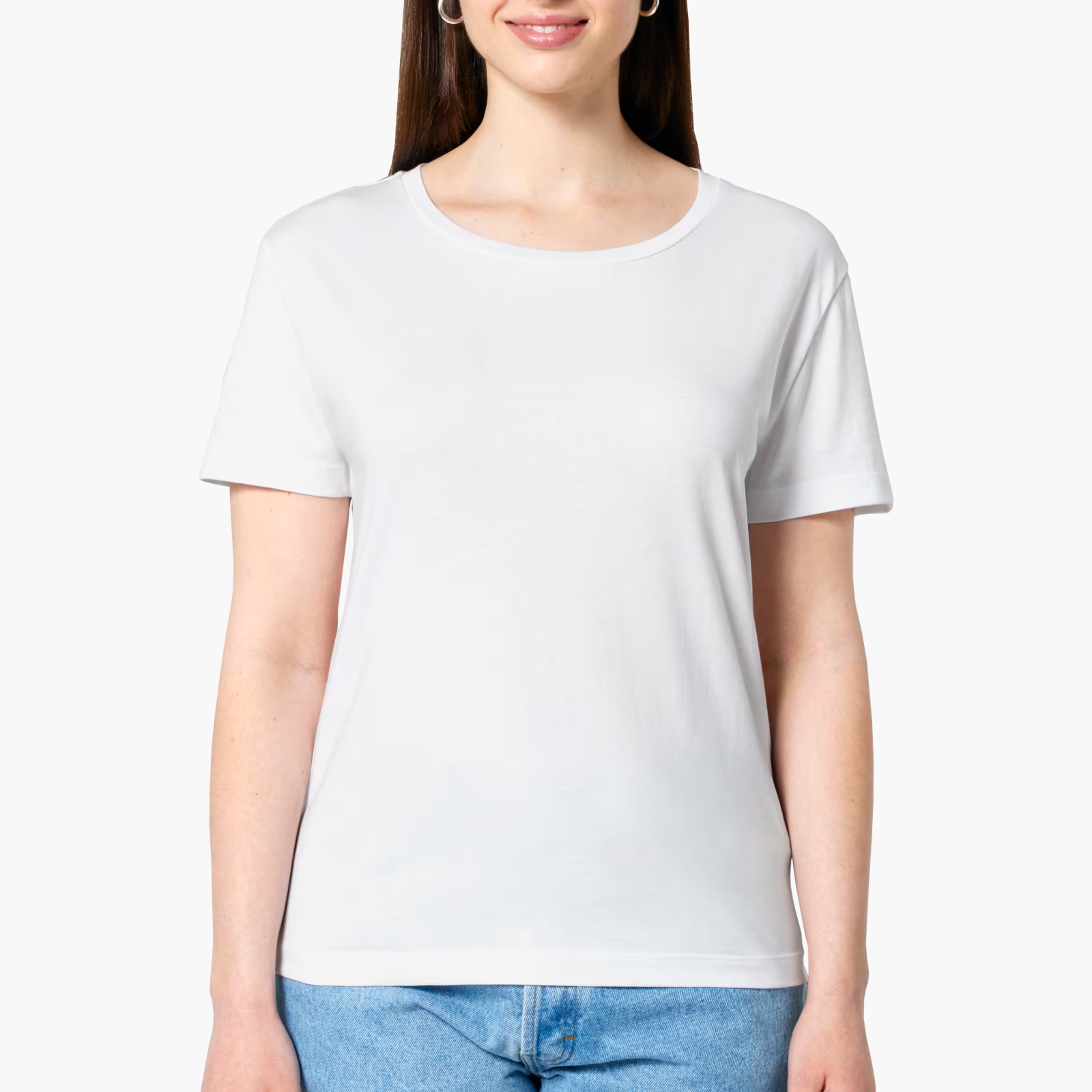 Women’s Wideneck Tee | Dames T-shirt 100% Katoen