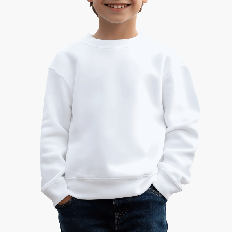Kids Sweatshirt All-Over Print | Katoen Stretch